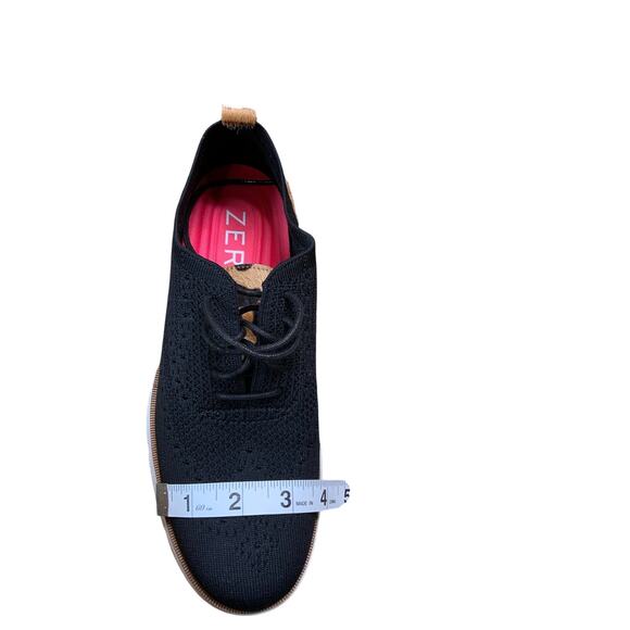 COLE HAAN WOMEN'S ZEROGRAND OXFORD BLACK STITCHLITE JAGUAR HAIRCALF Size 8 - Picture 8 of 9